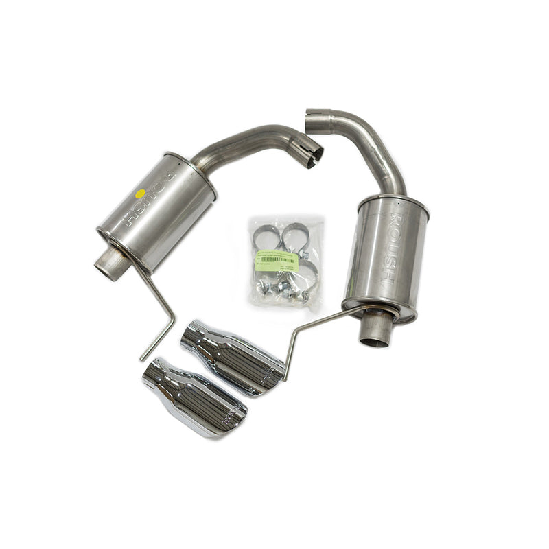 2015-2024-Ford-Mustang-3.7L2.3L-V6I4-Exhaust-Kit-W-Round-Tips