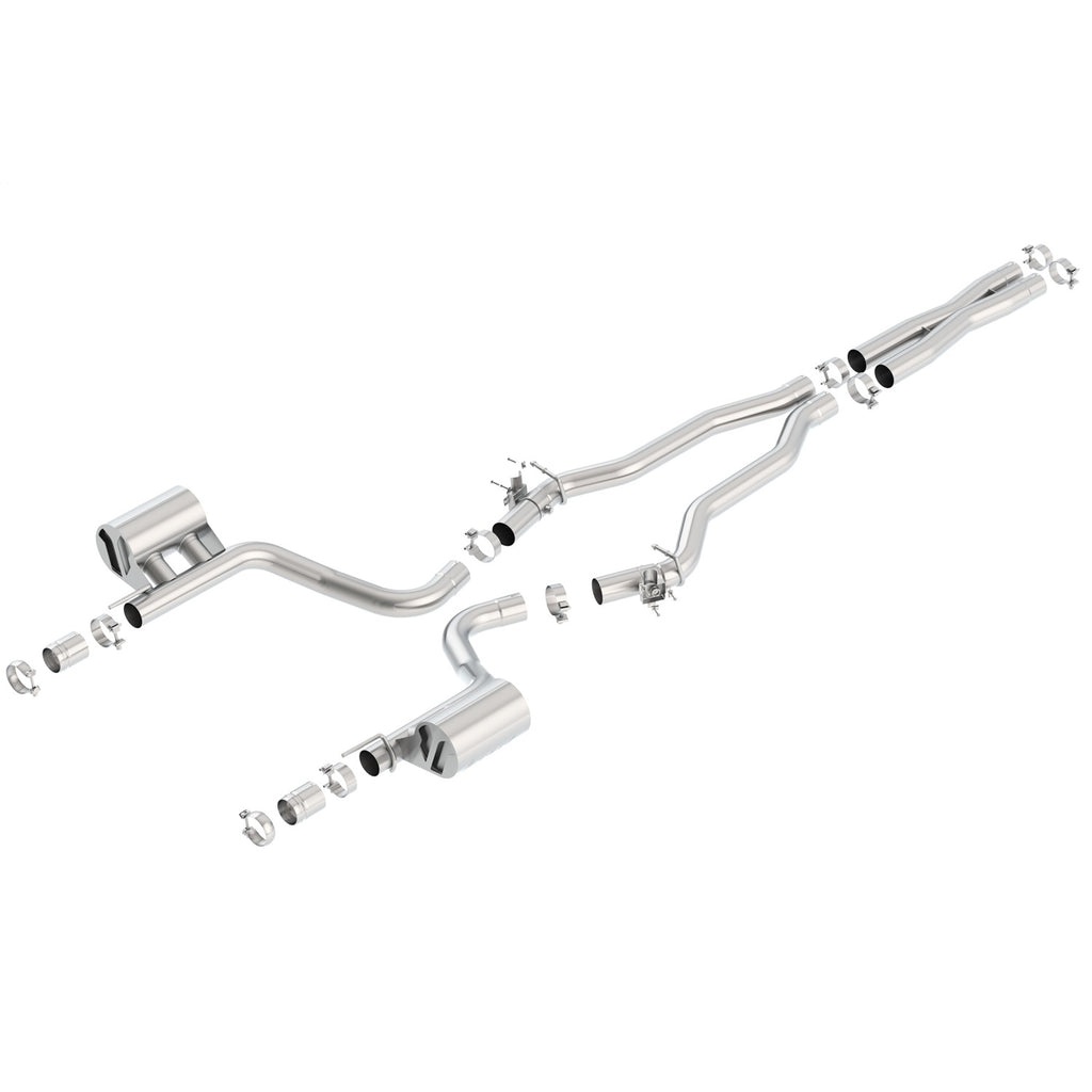 2015-Dodge-Challenger-Hellcat-6.2L-V8-Atak-Catback-Exhaust-No-Tips-Factory-Valance