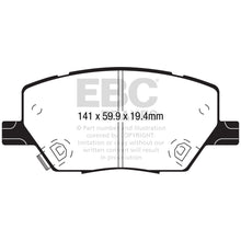 Load image into Gallery viewer, 2015-Fiat-500X-1.4L-Turbo-Yellowstuff-Front-Brake-Pads