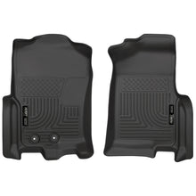 Load image into Gallery viewer, 2015-Ford-ExpeditionLincoln-Navigator-Weatherbeater-Front-Black-Floor-Liners