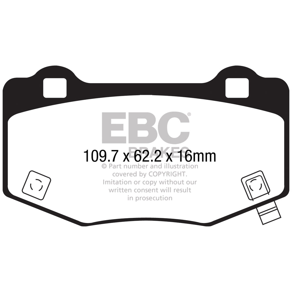 2015-Ford-Mustang-(6Th-Gen)-5.2L-(Gt350)-Shelby-Redstuff-Rear-Brake-Pads