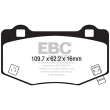 Load image into Gallery viewer, 2015-Ford-Mustang-(6Th-Gen)-5.2L-(Gt350)-Shelby-Redstuff-Rear-Brake-Pads