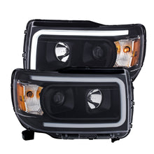 Load image into Gallery viewer, 2015-Gmc-Canyon-Projector-Headlights-W-Plank-Style-Design-Black-W-Amber
