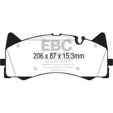 Load image into Gallery viewer, 2015-Mercedes-Benz-C63-Amg-(W205)-4.0L-Twin-Turbo-Bluestuff-Front-Brake-Pads