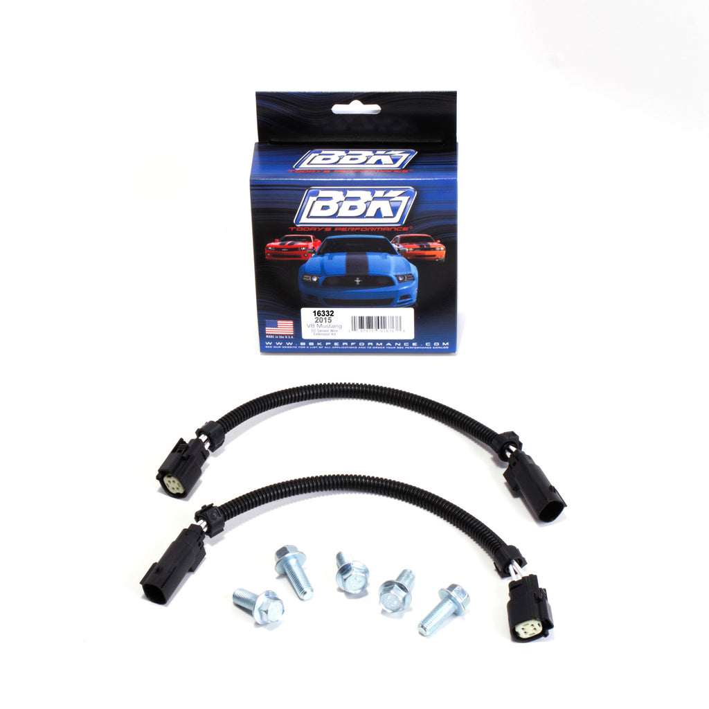 2015-Mustang-Gt-V6-6-Pin-Front-O2-Sensor-Wire-Harness-Extensions-12-(Pair)-And-Bolt-Kit