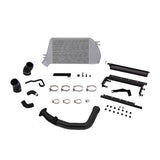 Mishimoto MMTMIC-WRX-15BSL Subaru WRX Perf. Top Mount Intercooler (Black) & Charge-Pipe Kit (Silver) 15-21