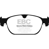 EBC UD1865 Ultimax OEM Replacement Brake Pads