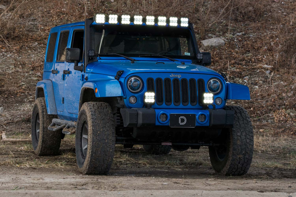 Diode Dynamics DD7267 Pod light featuring advanced TIR optics for high efficiency and focus. for Select Jeep Wrangler JK