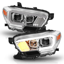 Load image into Gallery viewer, 2016-2017-Toyota-Tacoma-Projector-Headlights-W-Plank-Style-Design-ChromeAmber-W-Drl