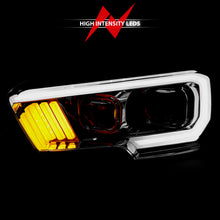 Load image into Gallery viewer, 2016-2017-Toyota-Tacoma-Projector-Headlights-W-Plank-Style-Design-ChromeAmber-W-Drl