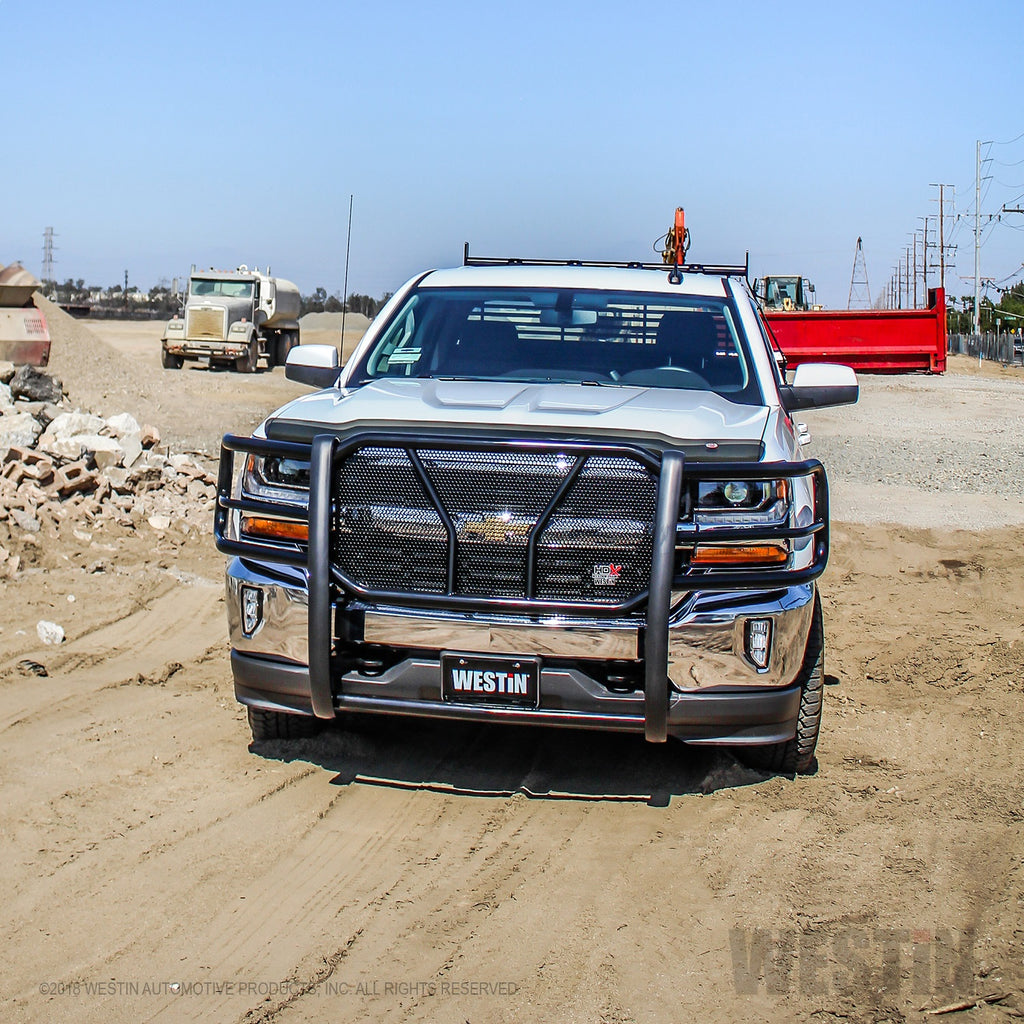 2016-2018-Chevrolet-Silverado-1500-Hdx-Grille-Guard---Black