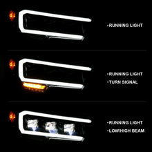 Load image into Gallery viewer, 2016-2018-Toyota-Tacoma-Led-Projector-Headlights-Plank-Style-Black-W-Amber