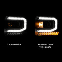 Load image into Gallery viewer, 2016-2019-Gmc-Sierra-1500-Projector-Headlight-Plank-Style-Black-W-Sequential-Amber-Signal