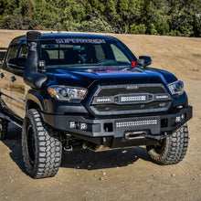 Load image into Gallery viewer, 2016-2023-Toyota-Tacoma-Pro-Series-Front-Bumper---Textured-Black