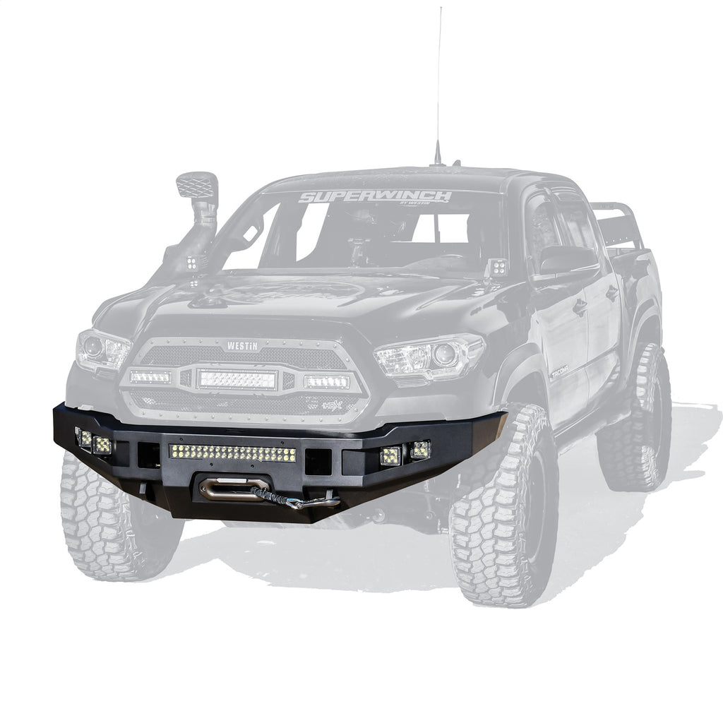 2016-2023-Toyota-Tacoma-Pro-Series-Front-Bumper---Textured-Black