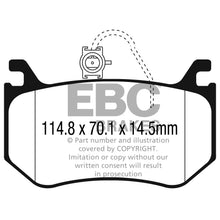 Load image into Gallery viewer, 2016-Alfa-Romeo-Giulia-2.9L-Twin-Turbo-Yellowstuff-Rear-Brake-Pads