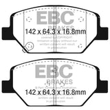 EBC DP23065 Greenstuff 2000 Series Sport Brake Pads