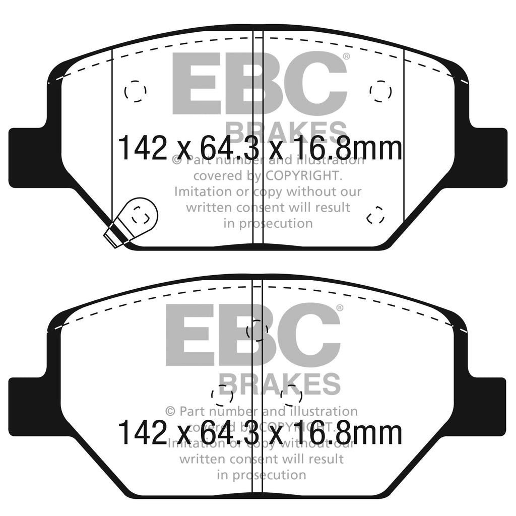 2016-Buick-Envision-2.0L-Turbo-Redstuff-Front-Brake-Pads