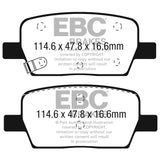 EBC DP33064C Redstuff Ceramic Low Dust Brake Pads