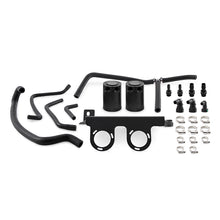 Load image into Gallery viewer, 2016-Chevrolet-Camaro-2.0T-Baffled-Oil-Catch-Can-Kit---Black