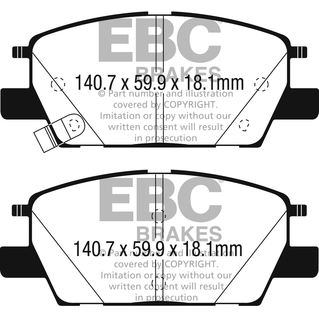 2016-Chevrolet-Malibu-1.5L-Turbo-(Elec-Pb)-Greenstuff-Front-Brake-Pads