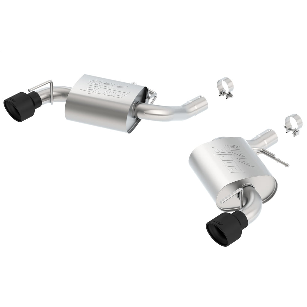 2016-Chevy-Camaro-Ss-V8-AtMt-Atak-Rear-Section-Exhaust-WO-Npp-Valves-Ceramic-Black
