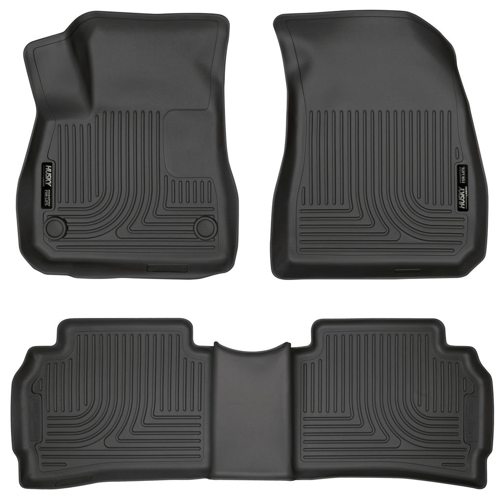 2016-Chevy-Malibu-Weatherbeater-Black-Front--2Nd-Seat-Floor-Liners-(Footwell-Coverage)