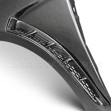 Load image into Gallery viewer, 2016-Focus-Type-Gr-Vented-Carbon-Fiber-Fenders-.04In-Wider-(Pair)