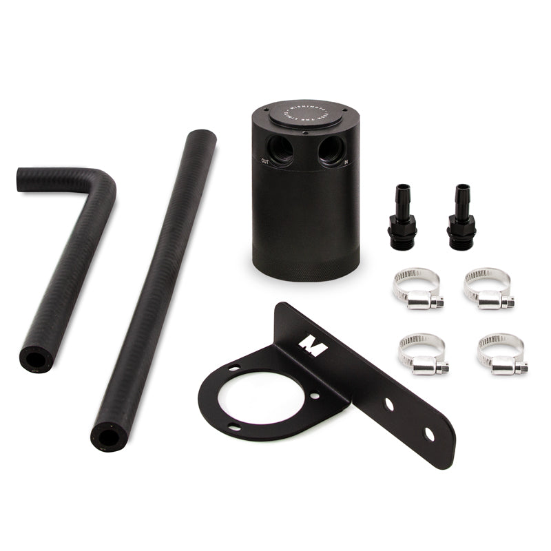2016-Honda-Civic-1.5L-Turbo-Baffled-Oil-Catch-Can-Kit---Black-(Pcv-Side)