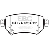 EBC UD1874 Ultimax OEM Replacement Brake Pads
