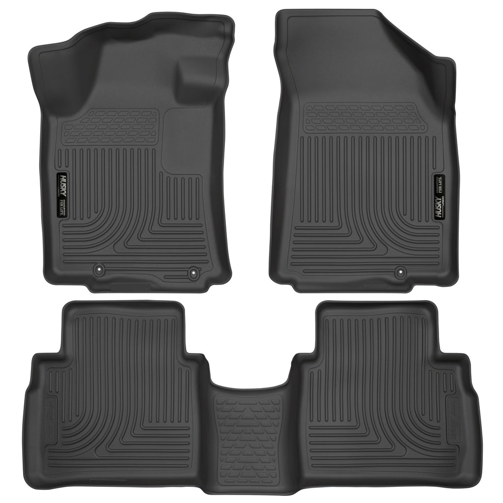2016-Nissan-Maxima-Weatherbeater-Front-And-Second-Row-Black-Floor-Liners