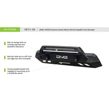 Load image into Gallery viewer, 2016-Toyota-Tacoma-Center-Mount-Winch-Capable-Front-Bumper-Dv8-Offroad