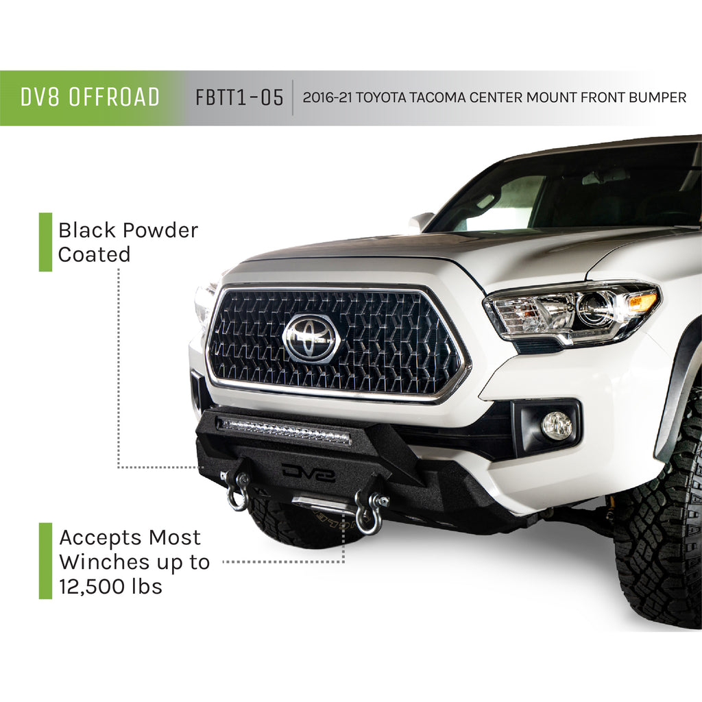2016-Toyota-Tacoma-Center-Mount-Winch-Capable-Front-Bumper-Dv8-Offroad