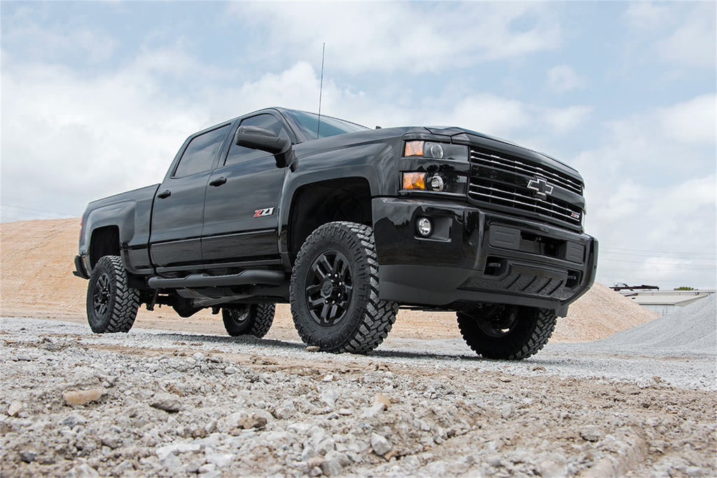Rough Country 97540 Suspension Lift Kit w/Shocks for Select Chevrolet Silverado HD, Chevrolet Silverado HD, GMC Sierra HD, GMC Sierra HD