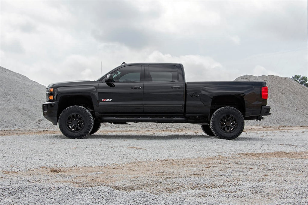 Rough Country 95970RED Suspension Lift Kit w/Shocks for Select Chevrolet Silverado HD, Chevrolet Silverado HD, GMC Sierra HD, GMC Sierra HD