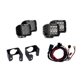 Rigid Industries 41616 2017-2018 FORD SUPER DUTY DUAL FOG LIGHT KIT INCLUDES MOUNTS and 4 D-SERIES