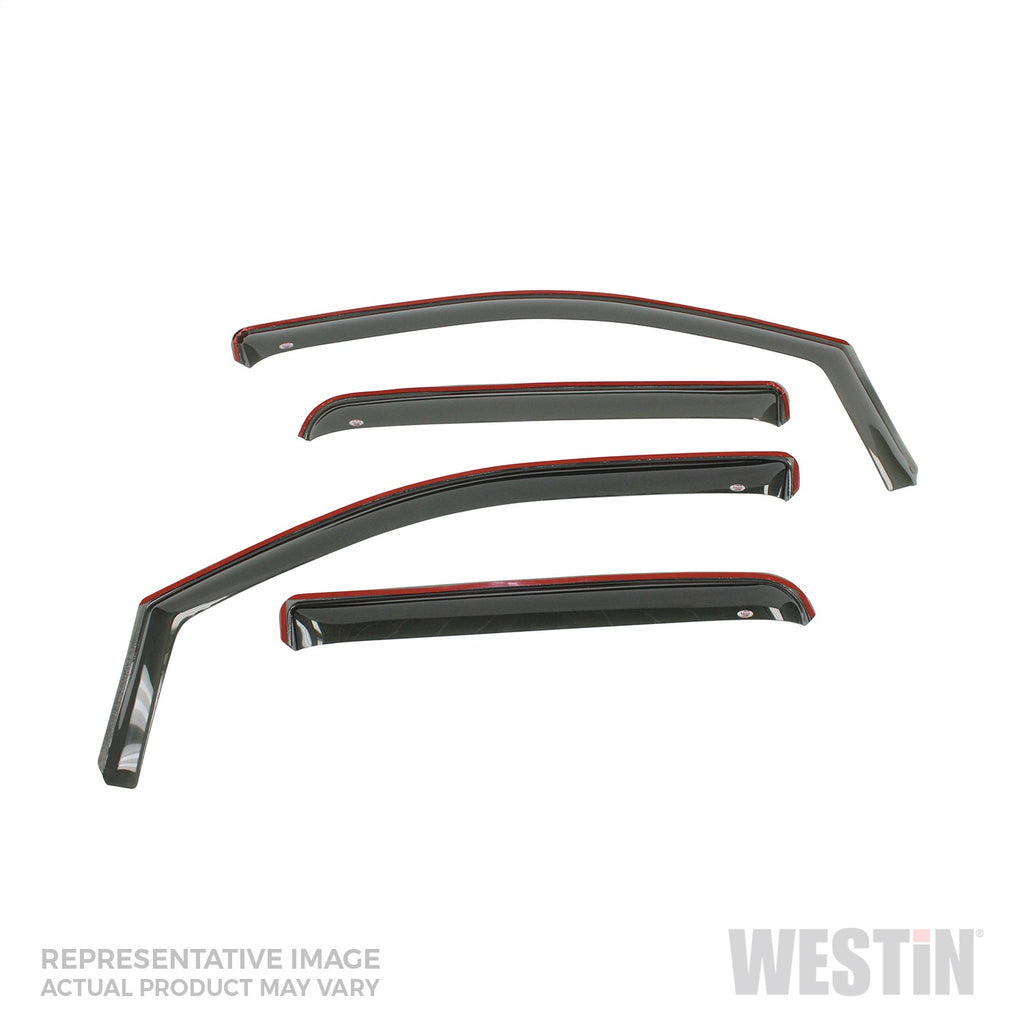 2017-2018-Honda-Ridgeline-Wade-In-Channel-Wind-Deflector-4Pc---Smoke