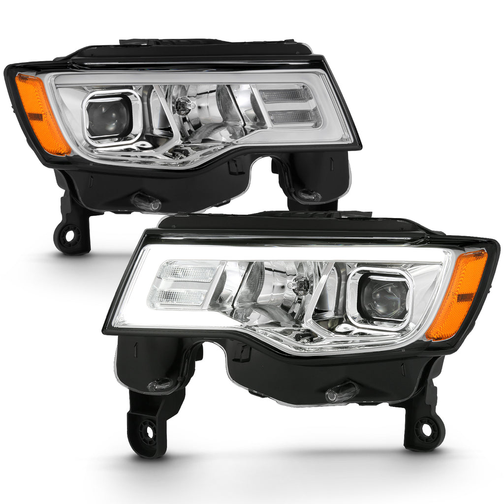 2017-2018-Jeep-Grand-Cherokee-Projector-Headlights-W-Plank-Style-Switchback---Chrome-W-Amber