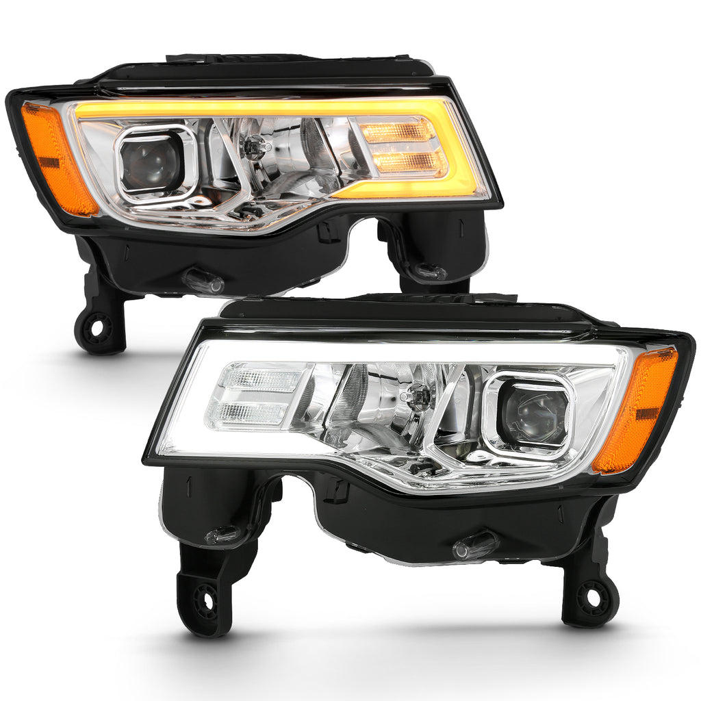 2017-2018-Jeep-Grand-Cherokee-Projector-Headlights-W-Plank-Style-Switchback---Chrome-W-Amber