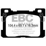 EBC UD1976 Ultimax OEM Replacement Brake Pads