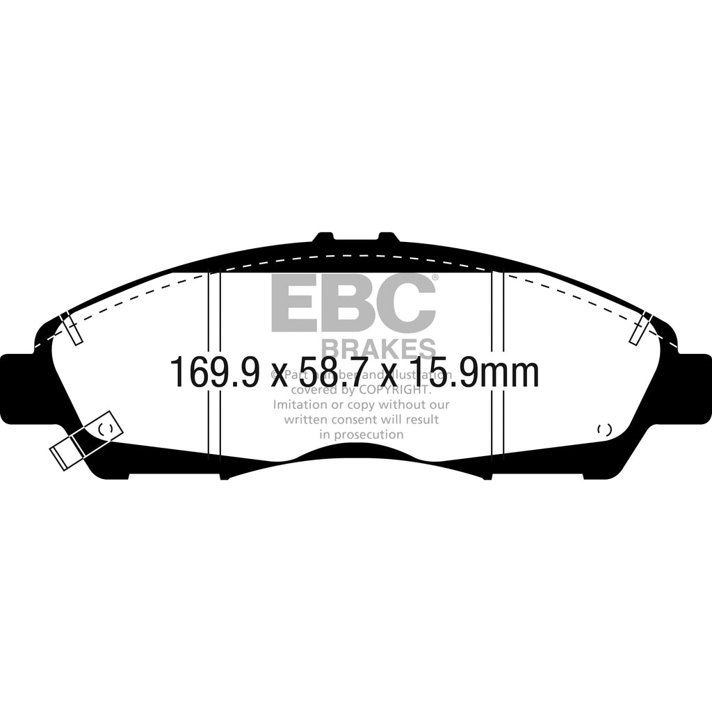 2017-Gmc-Acadia-(2Nd-Gen)-2.5L-Greenstuff-Front-Brake-Pads