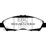 EBC DP63063 6000 Series Greenstuff Truck/SUV Brakes Disc Pads