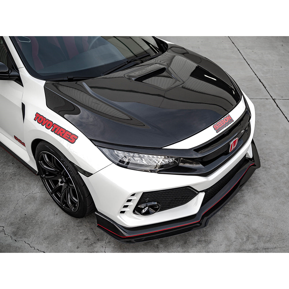 2017-Honda-Civic-Type-R-Oem-Carbon-Fiber-Hood
