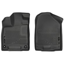 Load image into Gallery viewer, 2017-Honda-Ridgeline-Weatherbeater-Front-Black-Floor-Liners