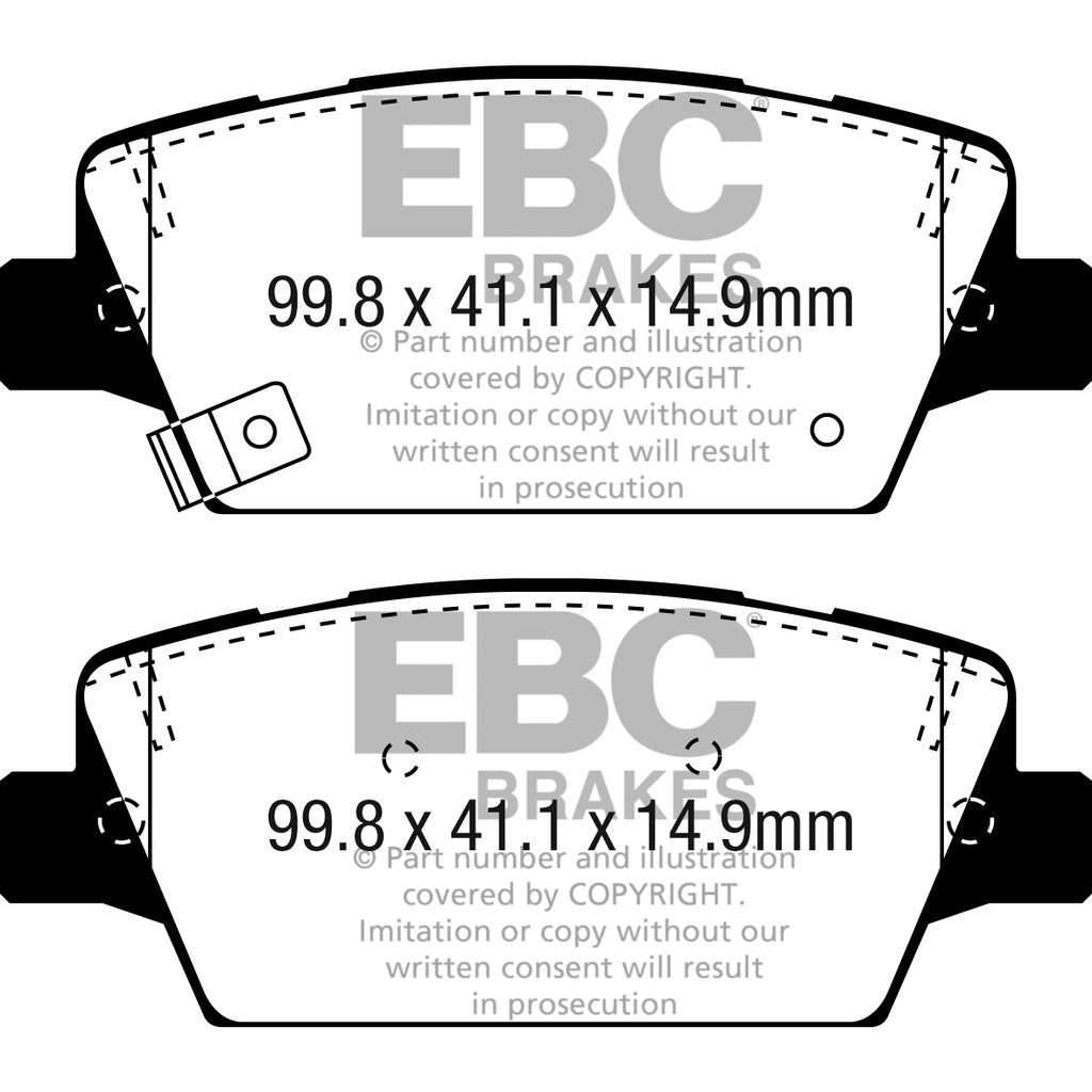 2017-Kia-Cadenza-3.3L-Greenstuff-Rear-Brake-Pads