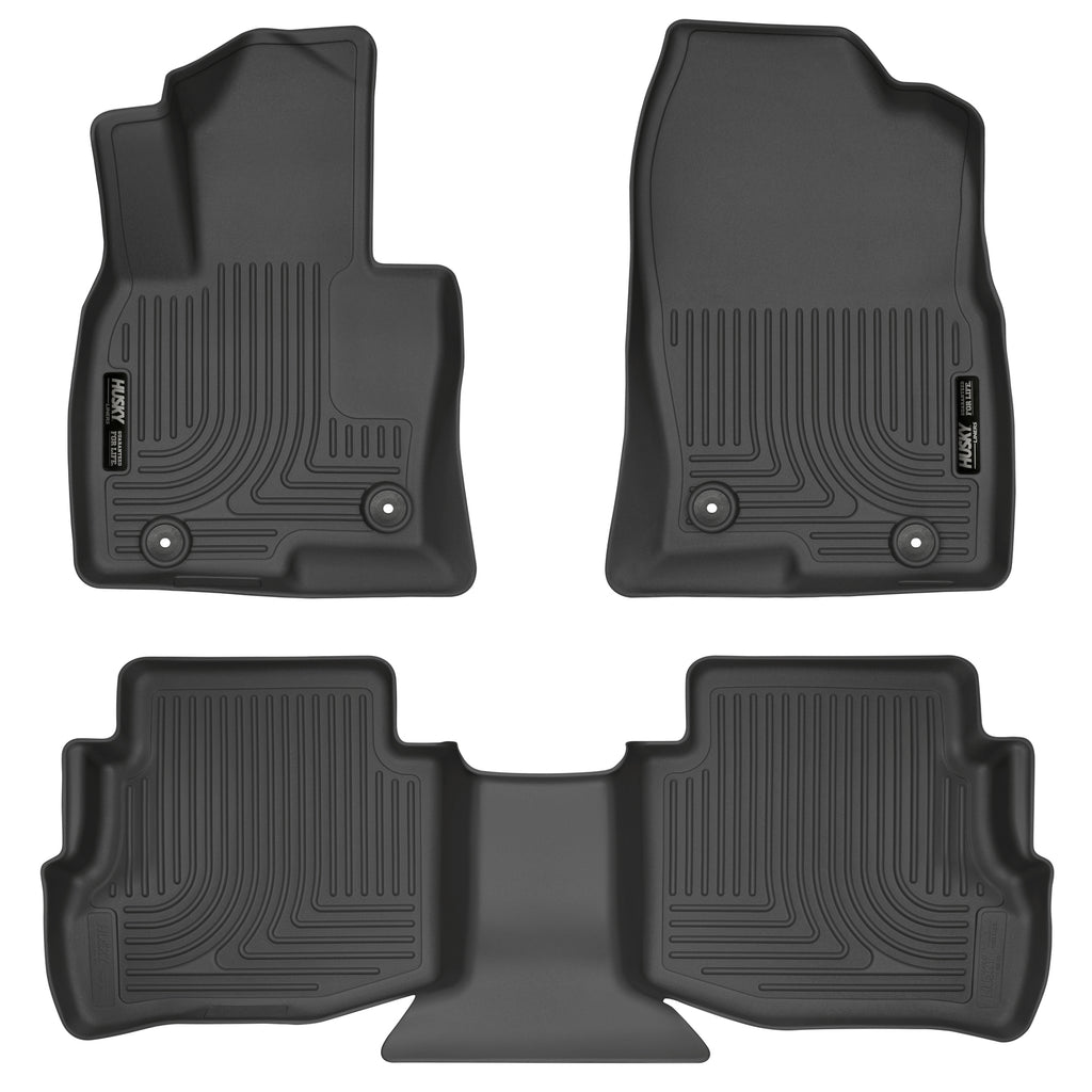2017-Mazda-Cx-9-Weatherbeater-Cargo-Liner-(Front-And-Second-Rows)---Black