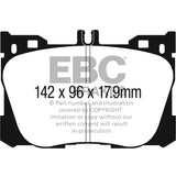 EBC DP63070 6000 Series Greenstuff Truck/SUV Brakes Disc Pads