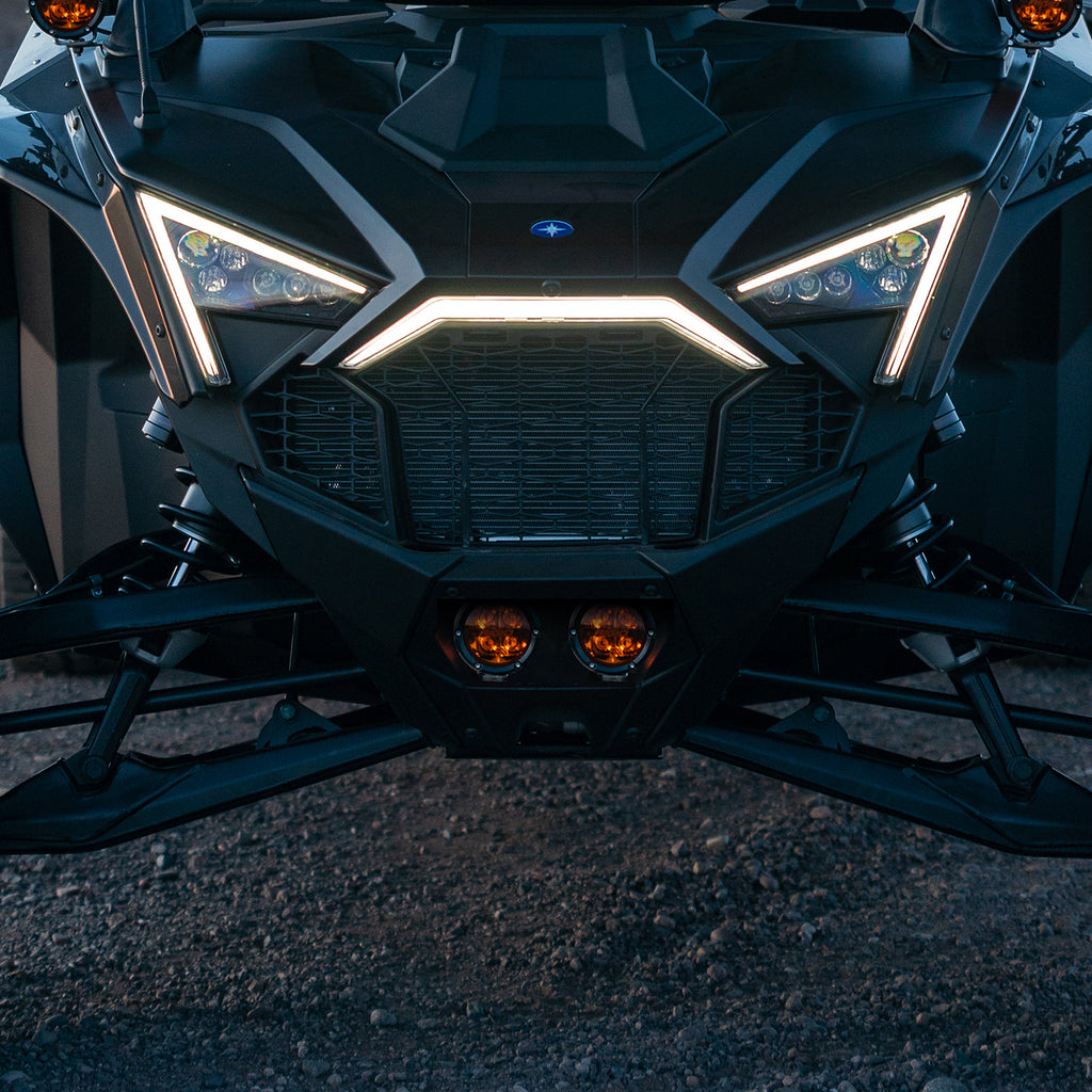 2017-Polaris-Pro-RTurbo-R-Revolve-Amber-Pro-Grille-Light-Kit