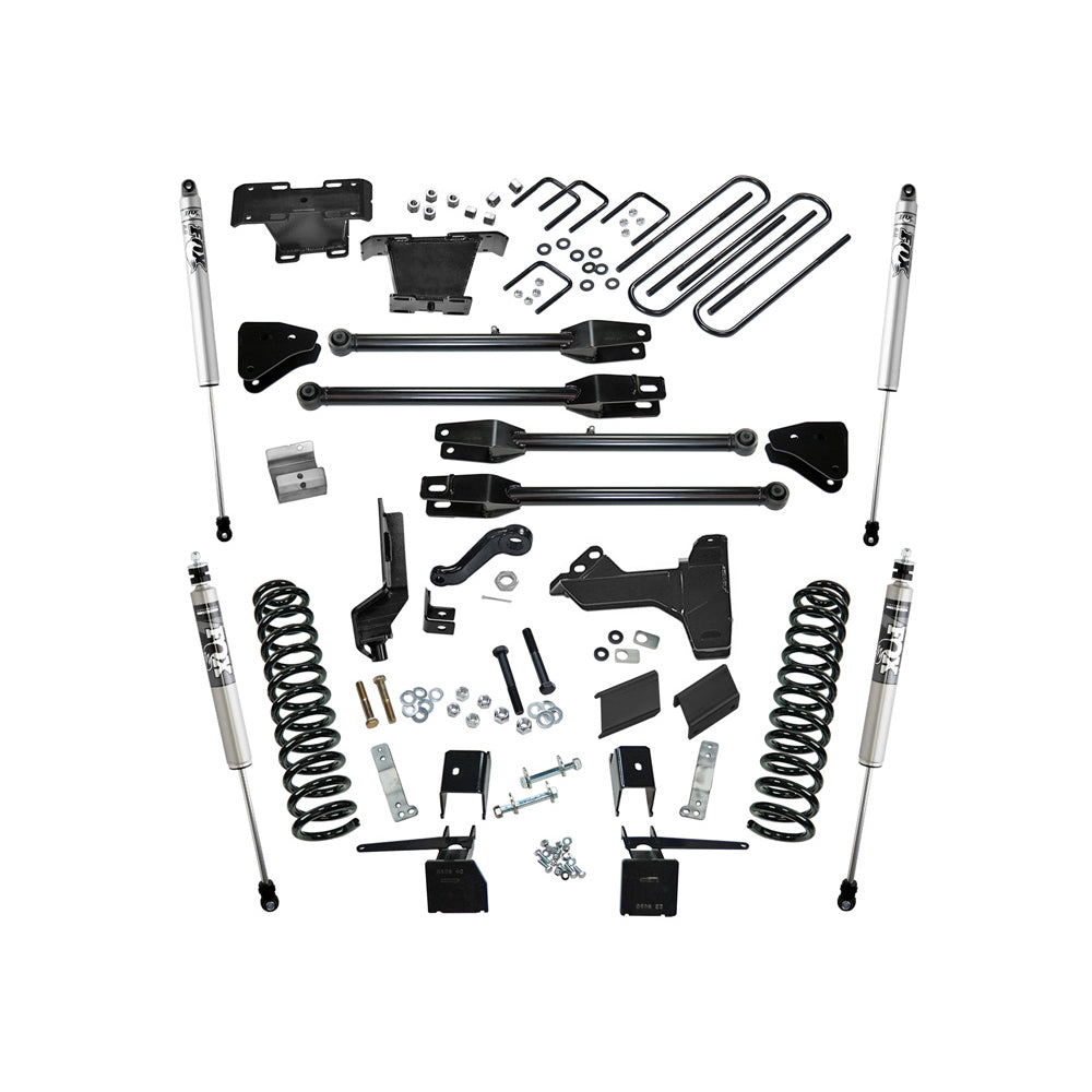 201722-Ford-F-6In-Lift-Kit-250350-4Wd-Diesel-W4-Link-Conversion-WFox-2.0-Series-Shocks