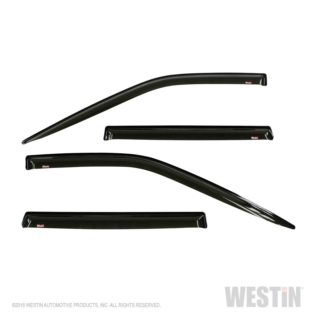 2018-2019-Ford-Expedition-Wade-Slim-Wind-Deflector-4Pc---Smoke